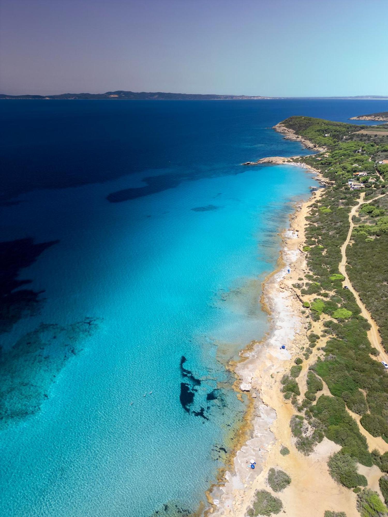 Rustico Porto Pino 30 Mt Dalla Spiaggia Kültér fotó