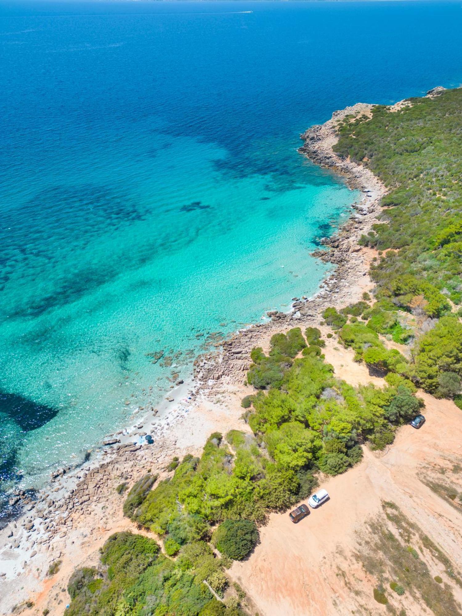 Rustico Porto Pino 30 Mt Dalla Spiaggia Kültér fotó